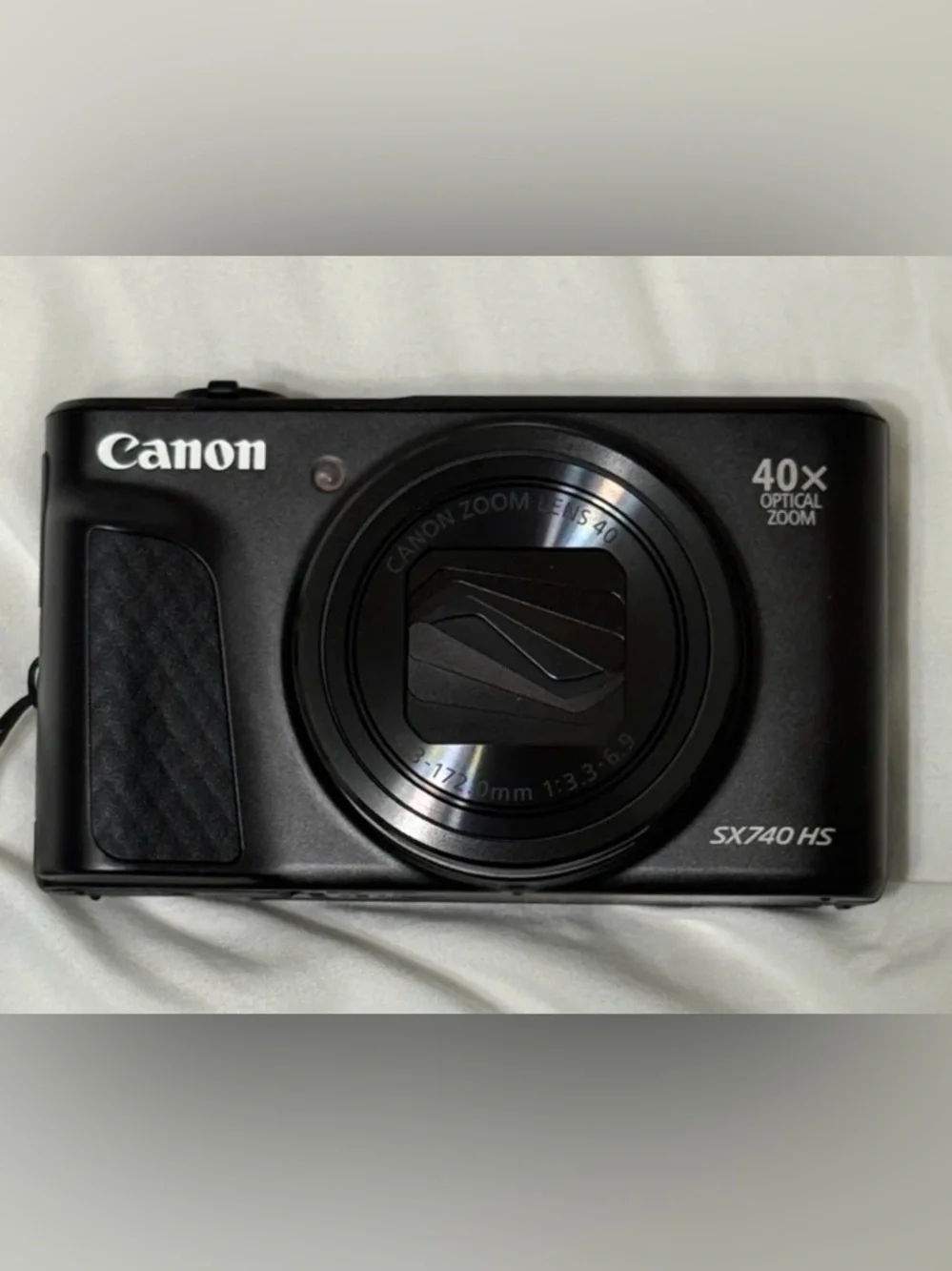 Canon PowerShot SX740 HS Digital Camera - Black
